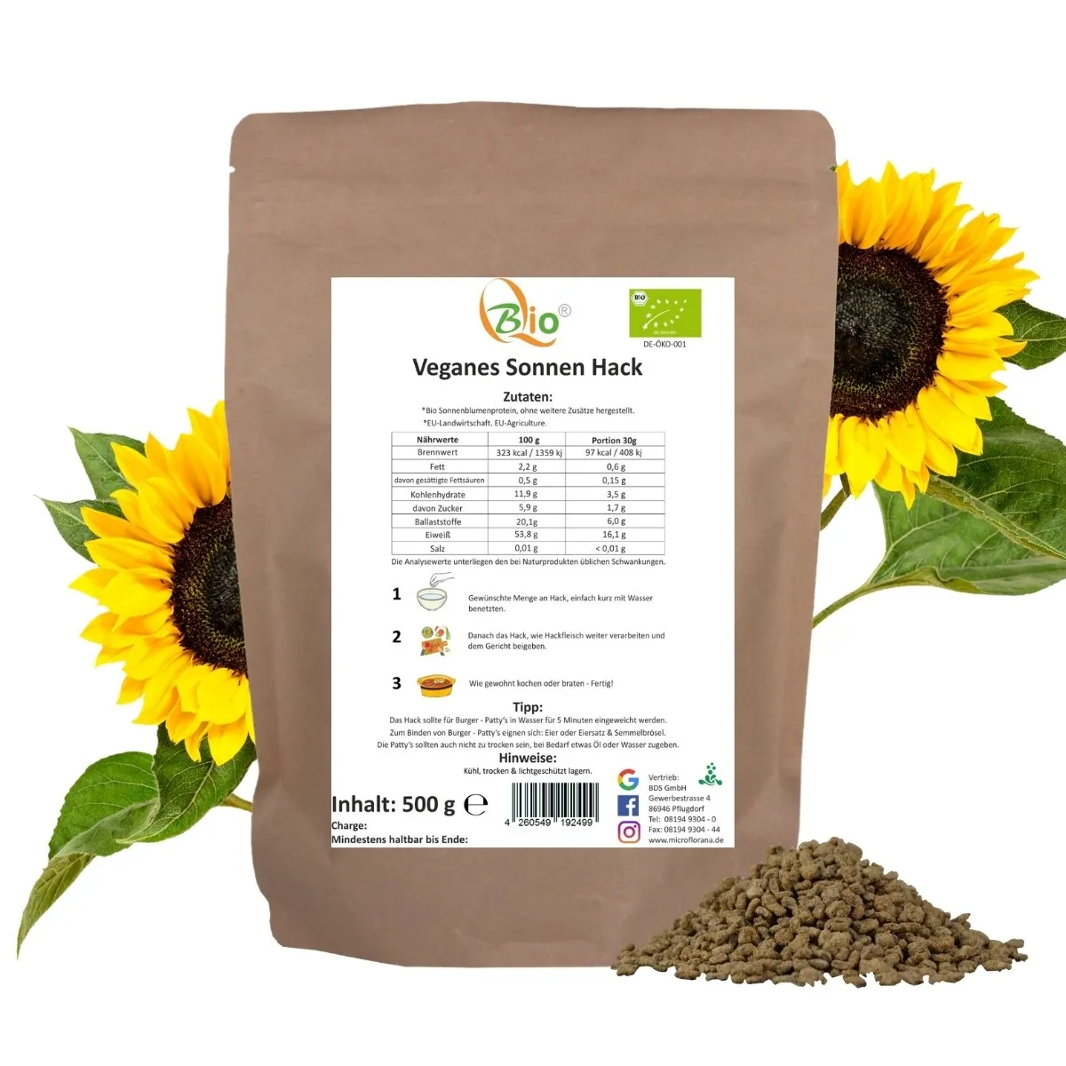 Sonnen Hack 500 g Zutaten