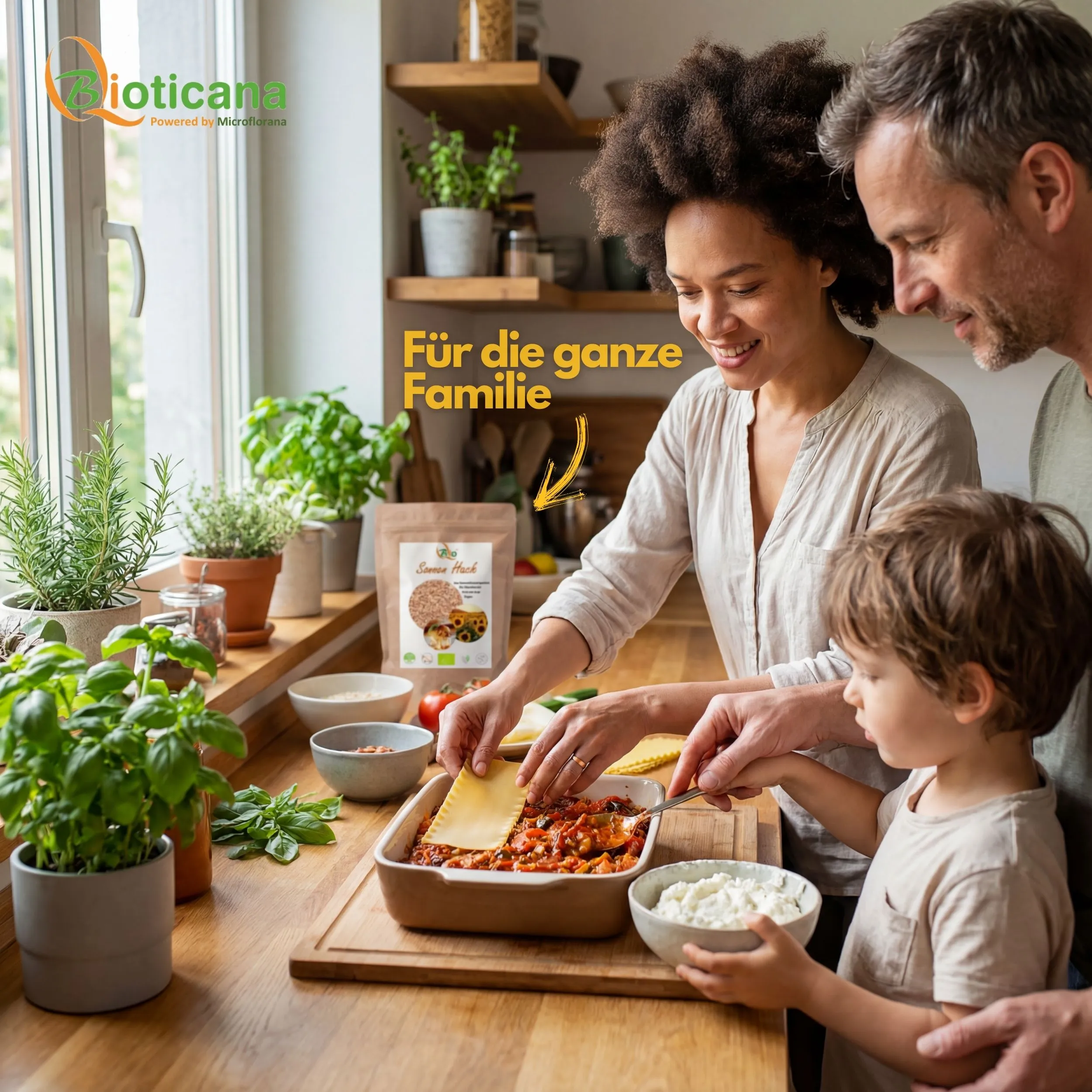 Bioticana Sonnen Hack 500 g – Bio Hackfleischersatz vegan – Bild 6