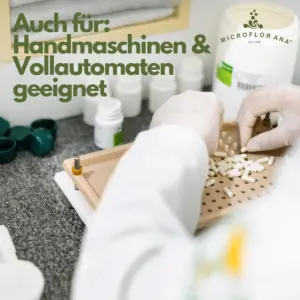 Leerkapseln 250 St auch für Maschinen geeignet