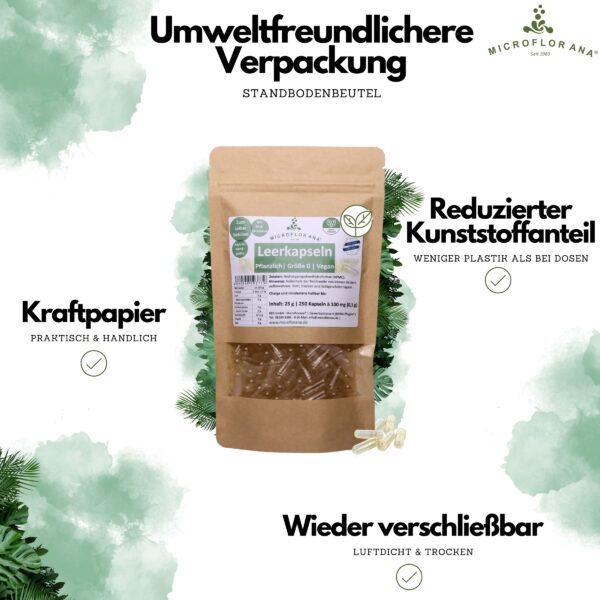 Leerkapseln Größe 0