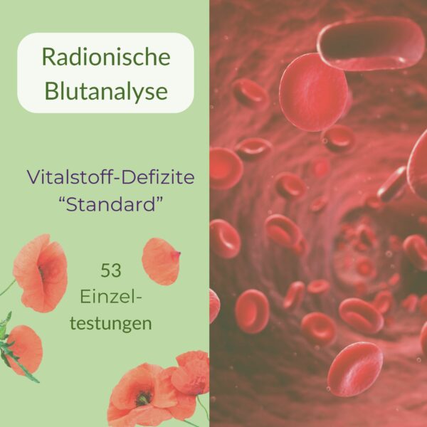 Radionische Blutanalyse Vitalstoff-Defizite Standard