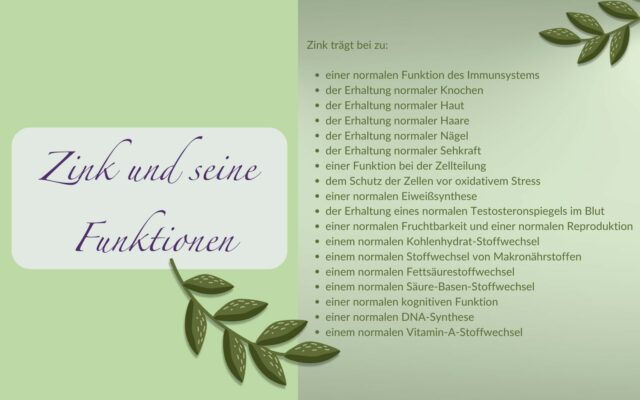 Zink Test - Zink und seine Funktionen Zink Test - Zink und seine Funktionen