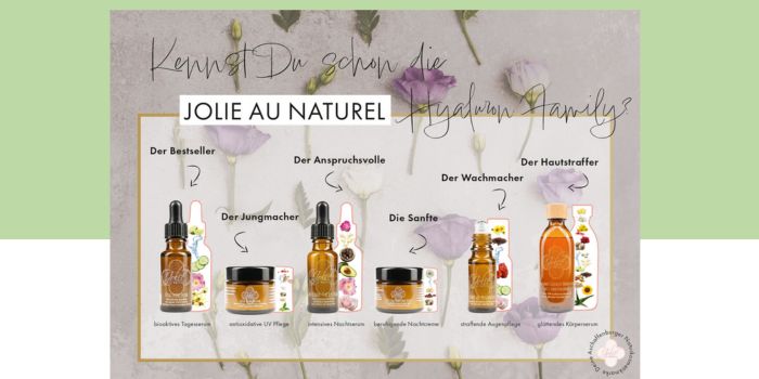 Naturkosmetik mit Hyaluron - Jolie au Naturel