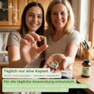 Eisen Vitamin C Kapseln - Anwendung