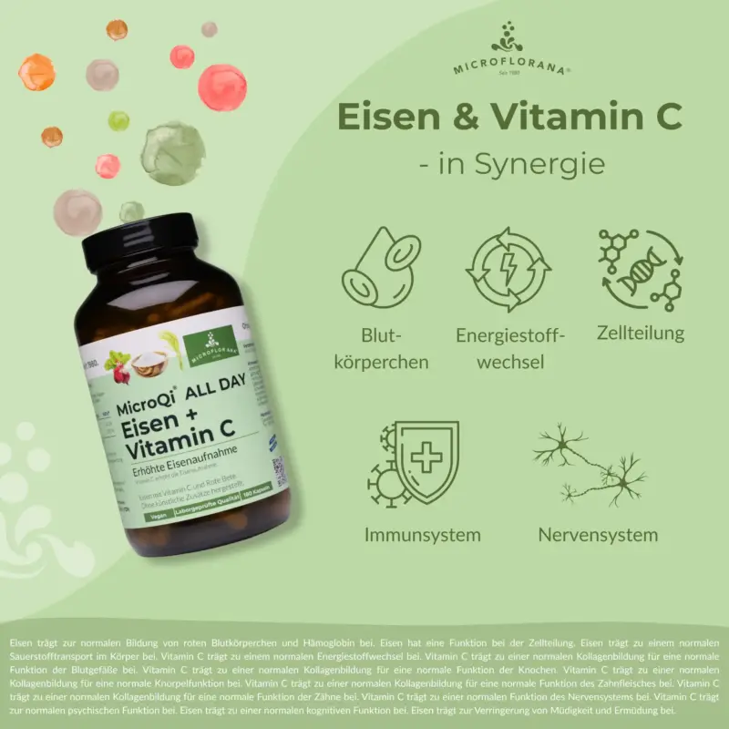 Eigenschaften der Eisen Kapseln